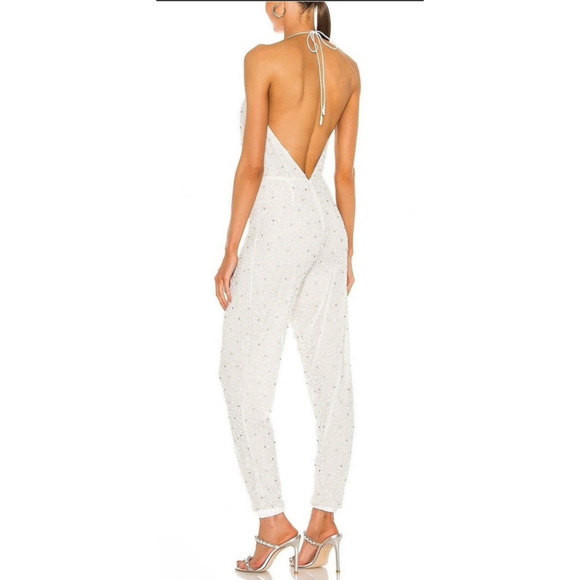 New Retroféte Skylar Jumpsuit White Size S Sold Out Online - Picture 6 of 8